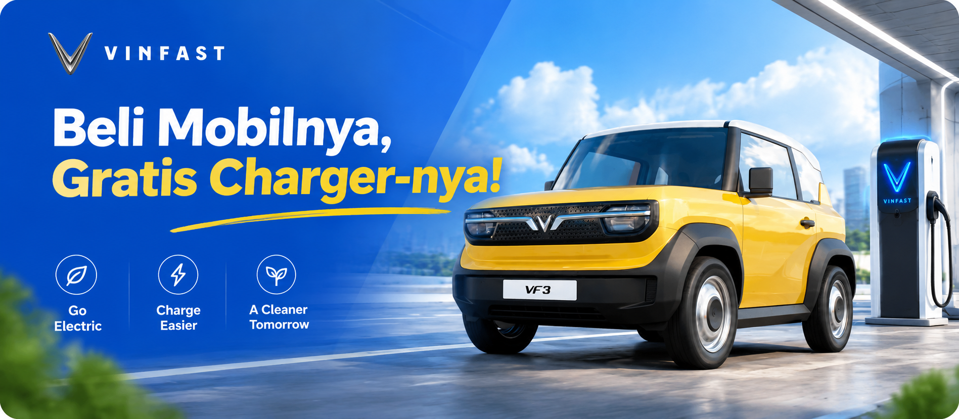 Beli Mobilnya, Gratis Chargernya